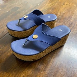 Women’s Platform Wedge Sandal. Size 39